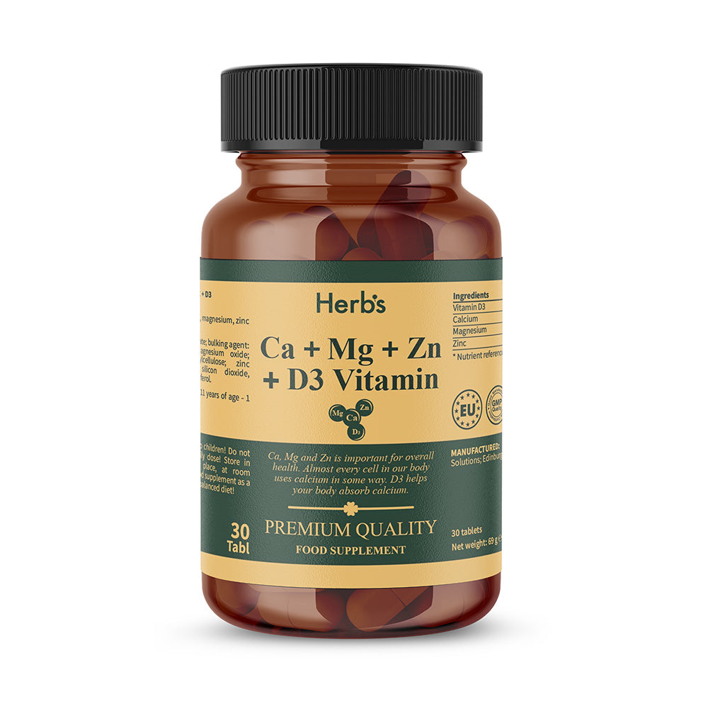 Ca+ Mg + Zinc + D3