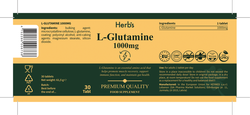 L-Glutamine 1000mg