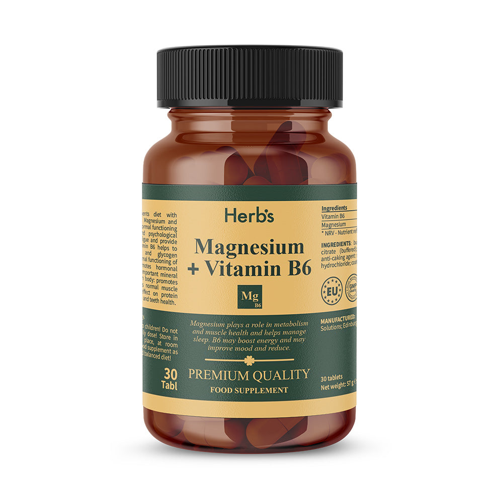 Magnesium + Vitamin B6