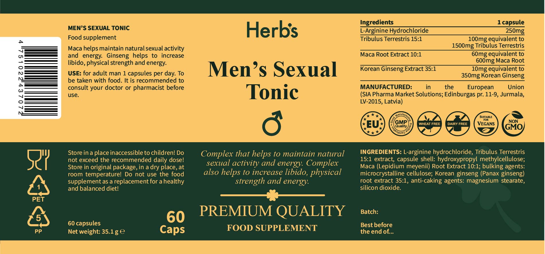 Men’s Sexual Tonic