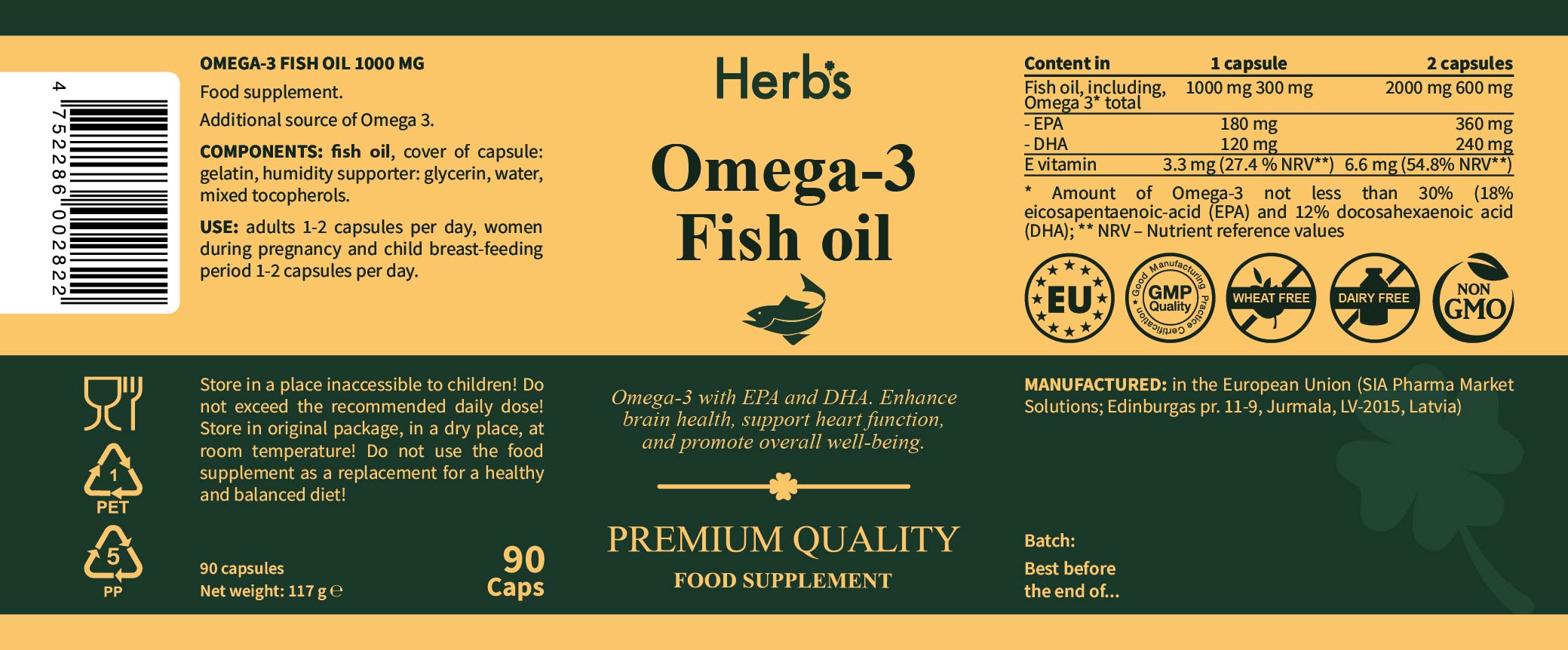 Omega-3 Fish oil