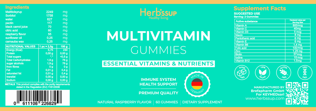 Multivitamin gummies