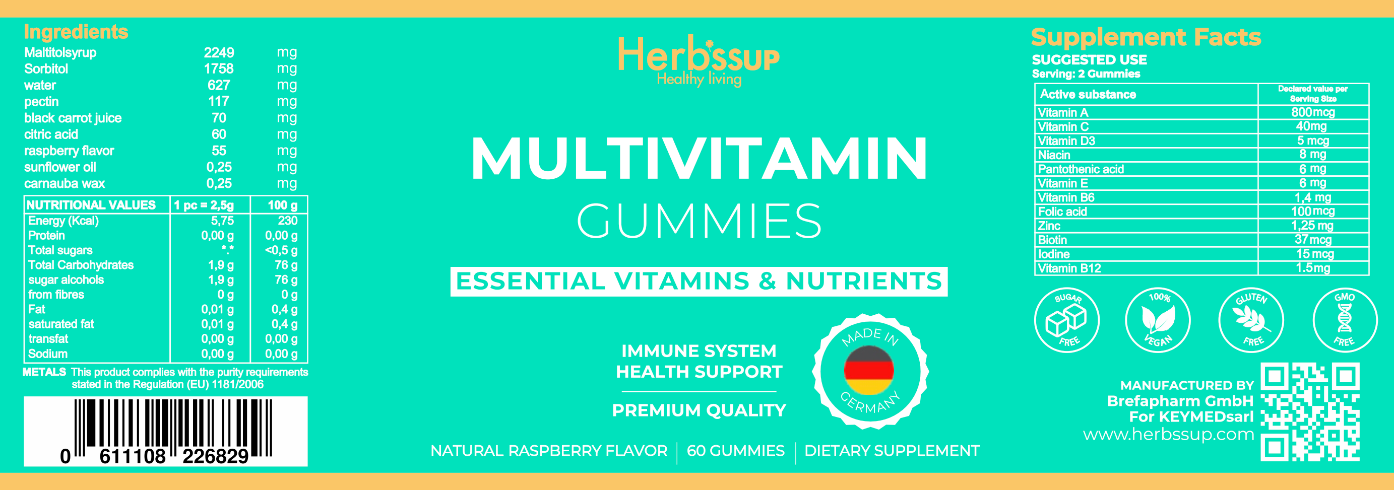 Multivitamin gummies
