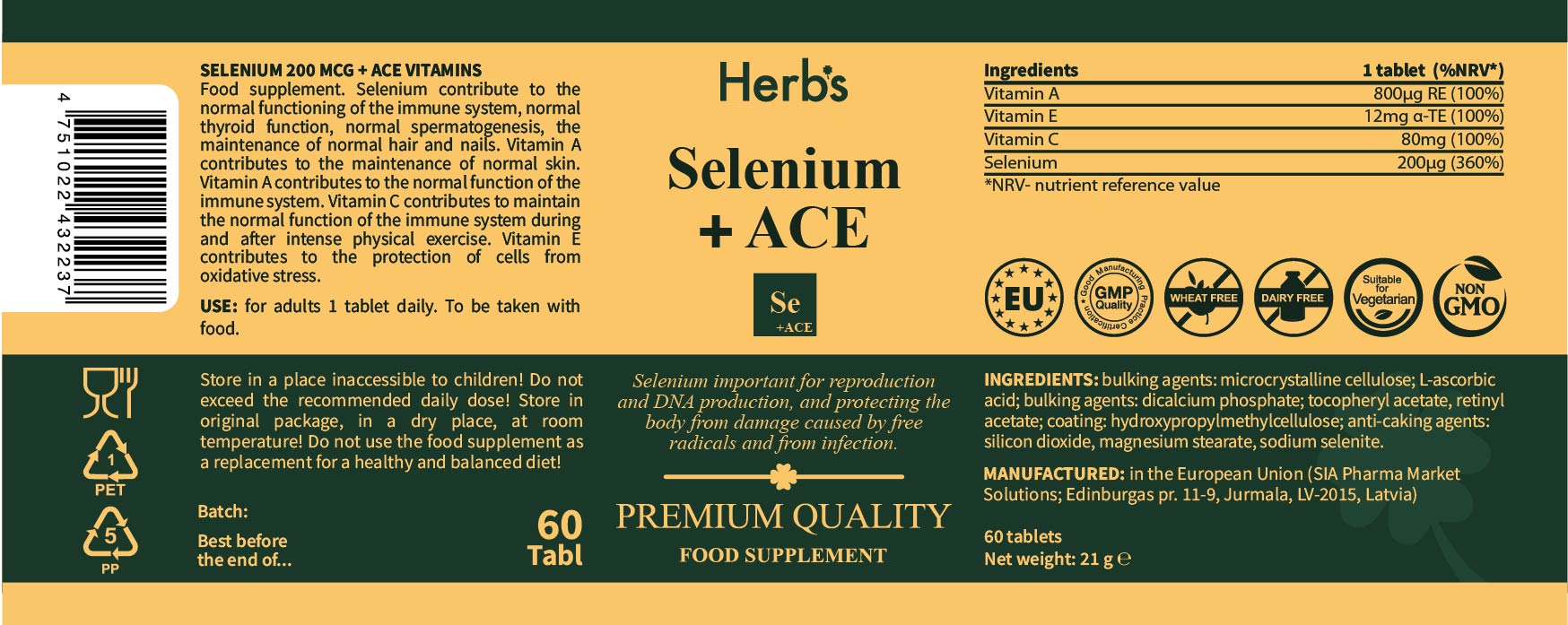 Selenium + ACE