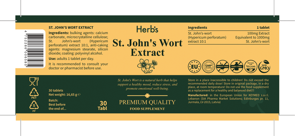 St. John’s Wort Extract 1000mg