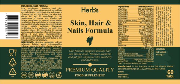 Skin, Hair & Nails formula - Image 3